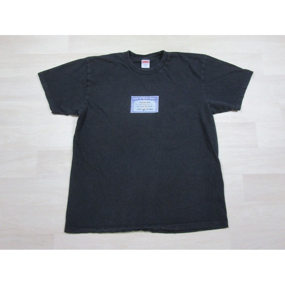 Supreme Social Tee T-Shirt Men's (L) SS20 Social Security Card Politics As Usual